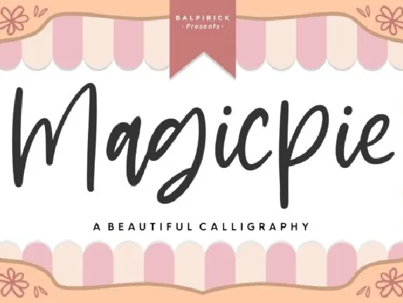 Magicpie Script font