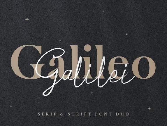 Galileo Galilei Duo font