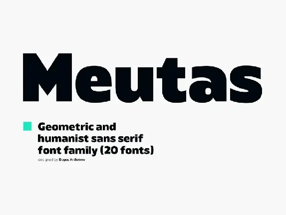 Meutas font