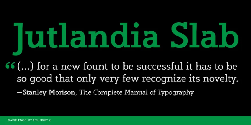 Jutlandia Slab Family font