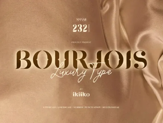 Bourjois font