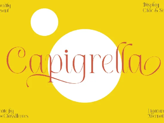 Capigrella DEMO font