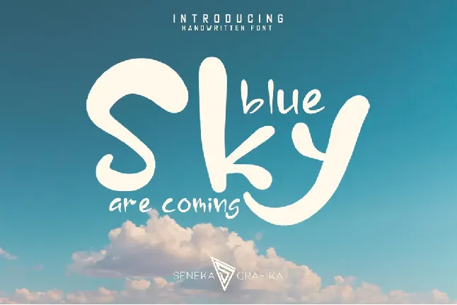 Blue Sky demo font