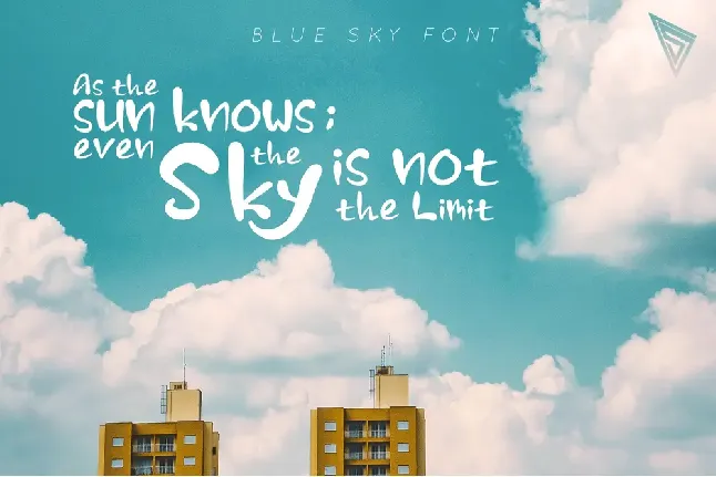 Blue Sky demo font