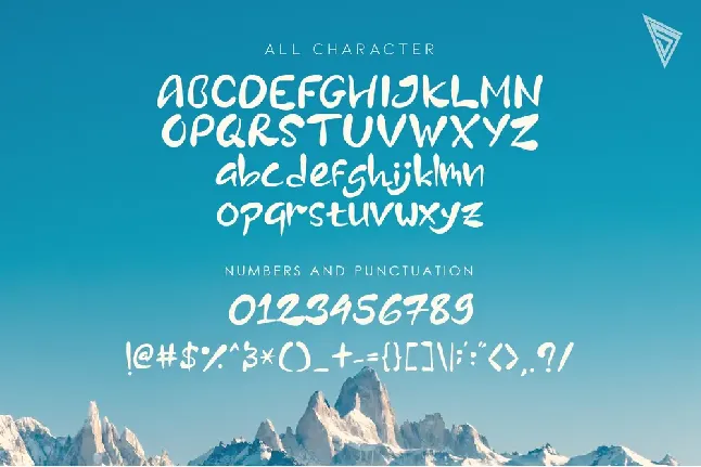 Blue Sky demo font