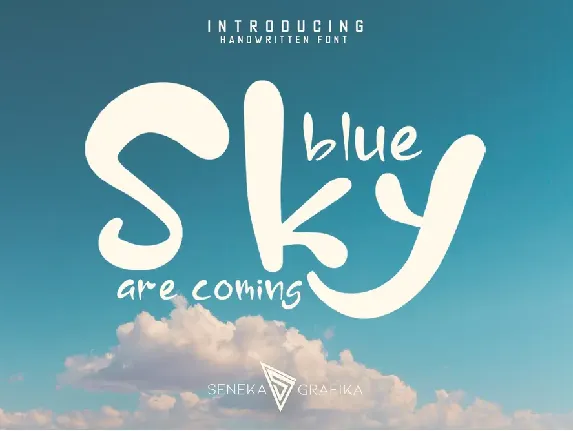 Blue Sky demo font