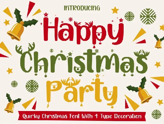 HappyChristmasParty font