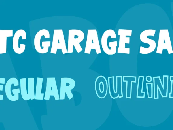 VTC Garage Sale font