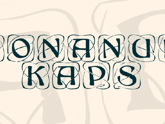 Konanur Kaps font