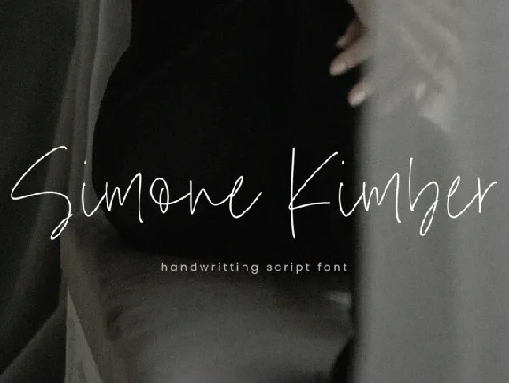 Simone Kimber font