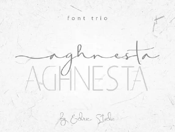 Aghnesta Trio font