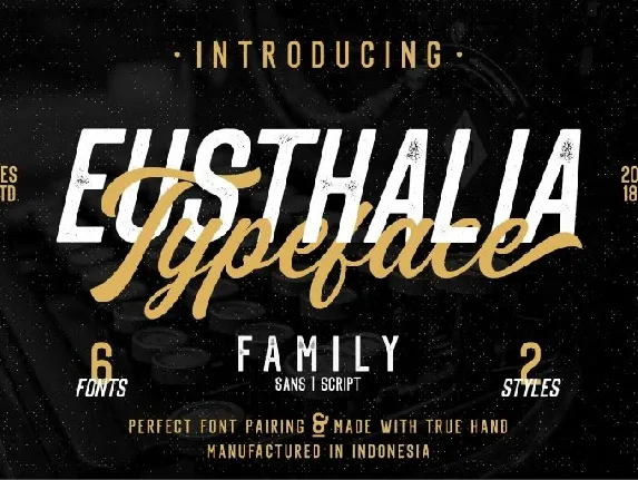 Eusthlia Family font