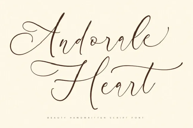 Andorale Heart font