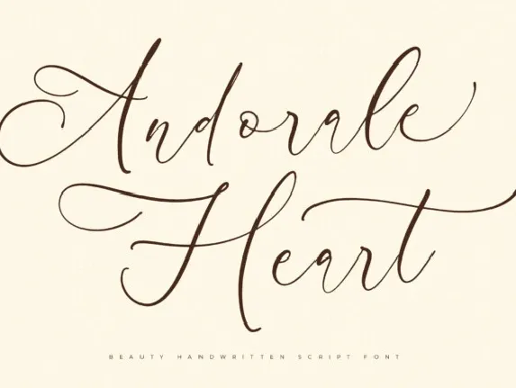 Andorale Heart font