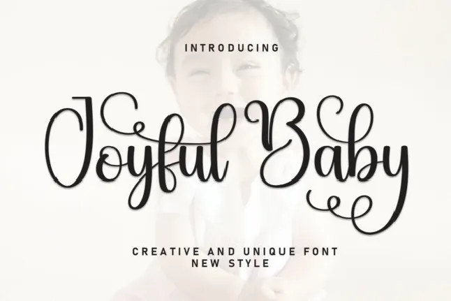 Joyful Baby Script font