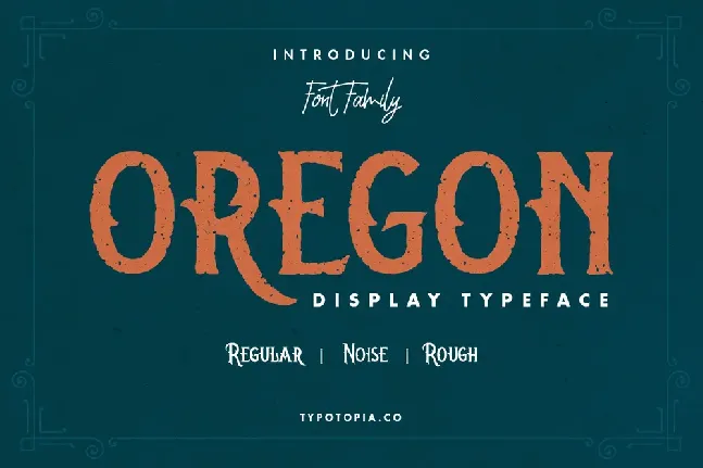 Oregon font