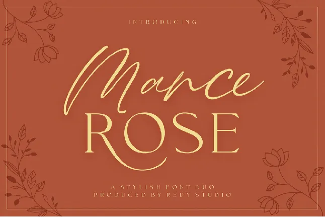 Mance Rose Demo font