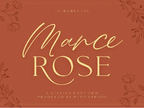 Mance Rose Demo font