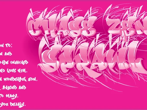 CHASE ZEN SPRAWL font