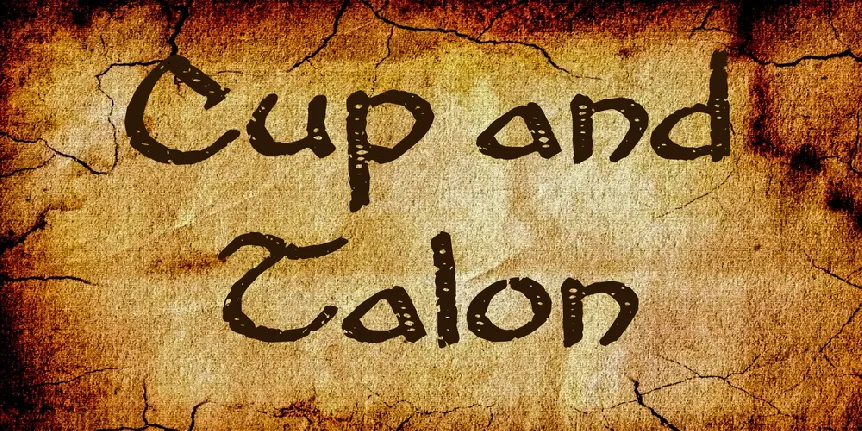 Cup and Talon font