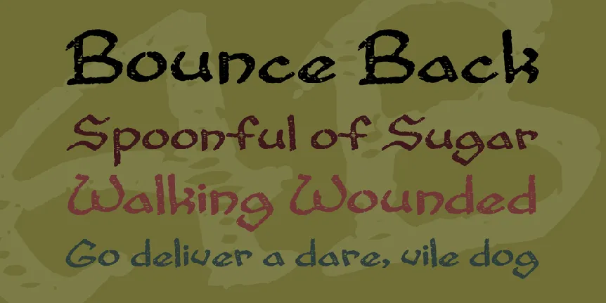 Cup and Talon font