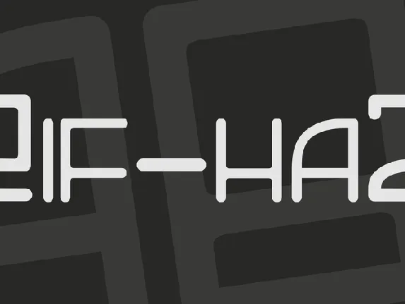 Zif-ha2 font