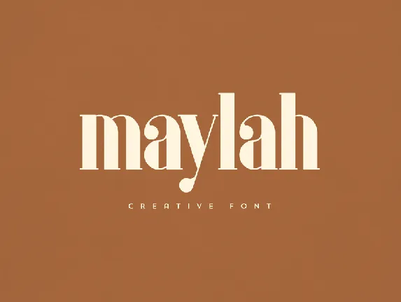 Maylah font