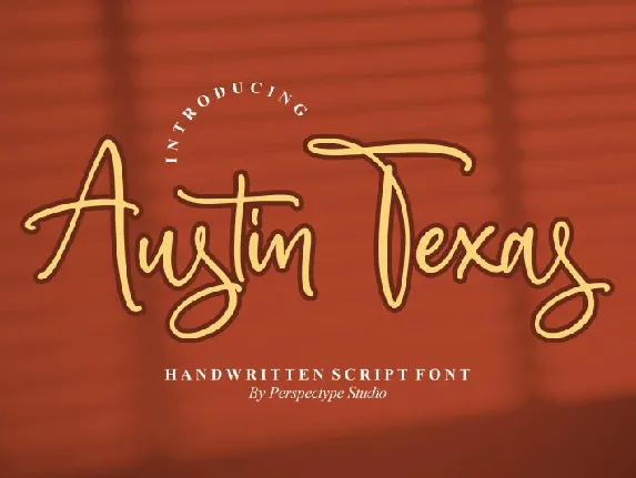 Austin Texas font