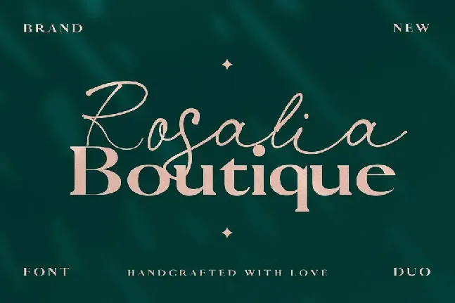 Rosalia Boutique Duo font