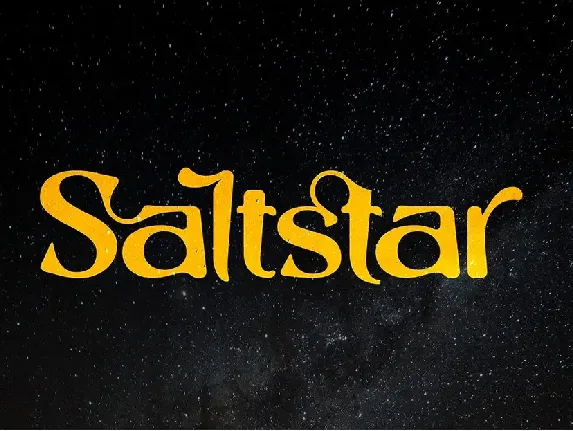 Saltstar font