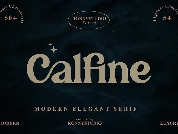 Calfine Serif Typeface font