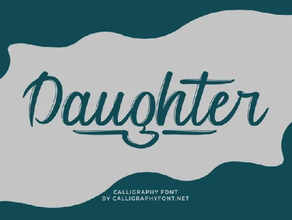 Daughter font