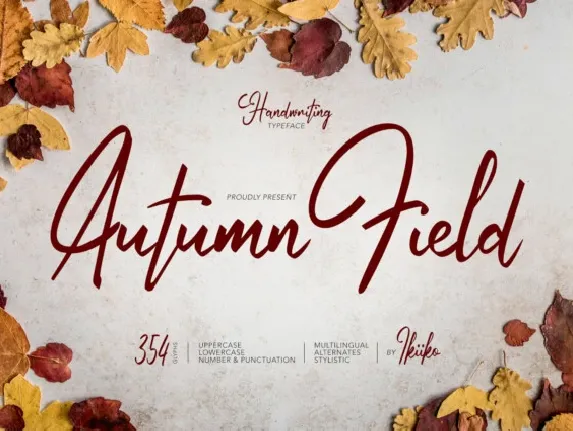 Autumn Field Typeface font