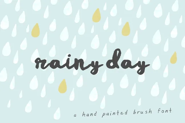 Rainy Day Free font