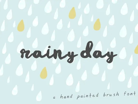 Rainy Day Free font