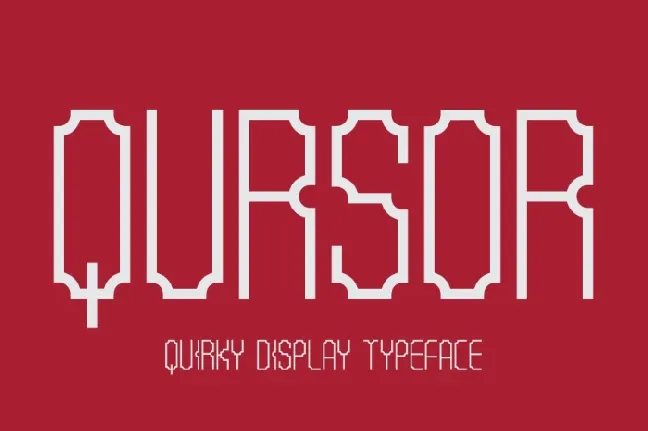 Qursor font