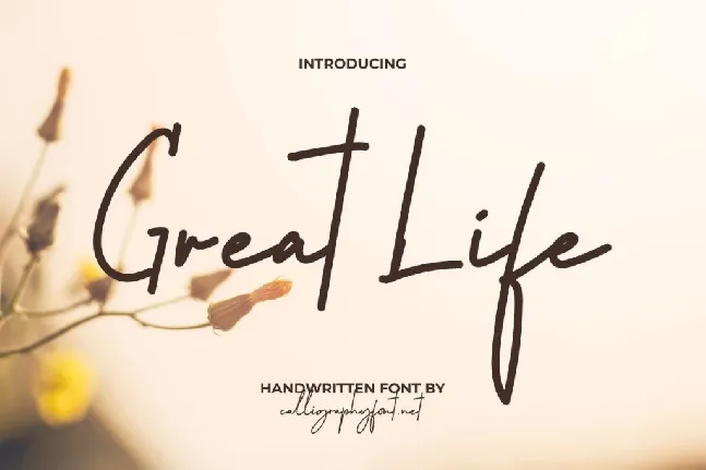 Great Life Demo font