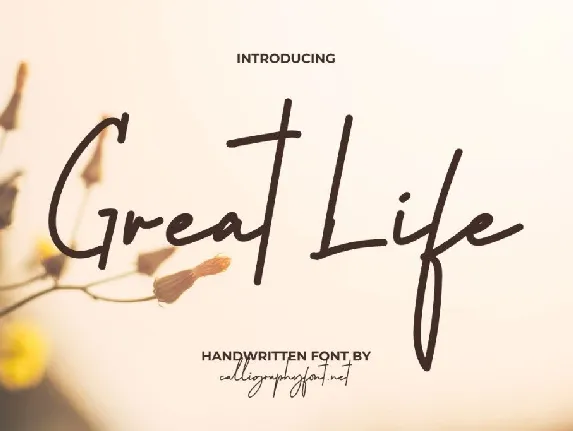 Great Life Demo font