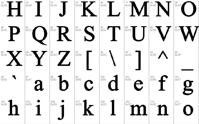 Marcana font