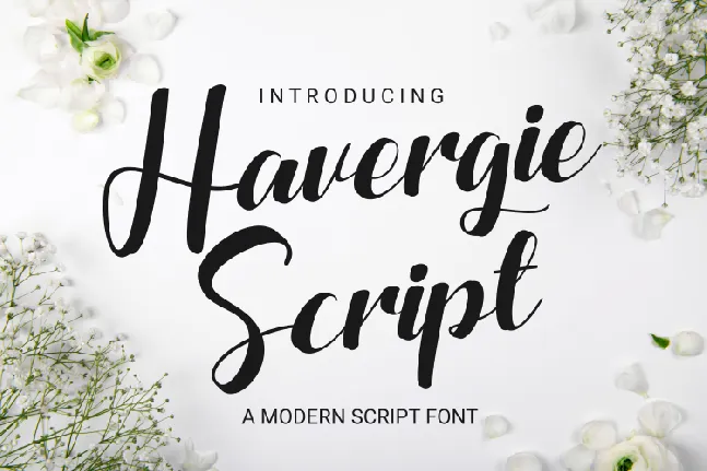 Havergie Script font