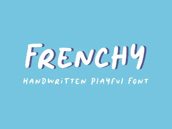 Frenchy font