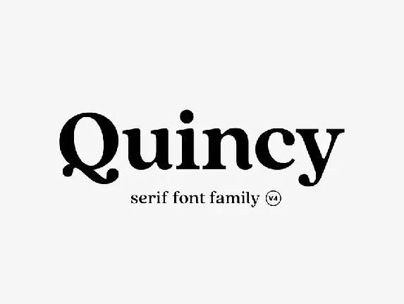 Quincy CF font