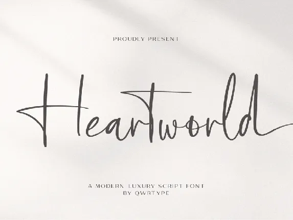 Heartworld font