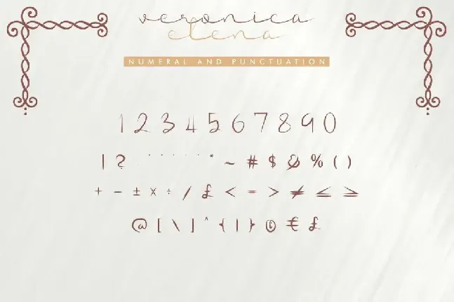 Veronica Elena Demo font