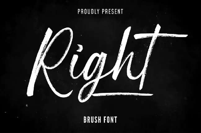 Right font