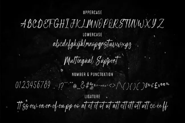 Right font