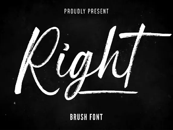 Right font