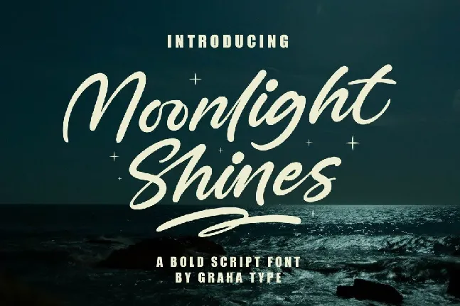 Moonlight Shines DEMO font