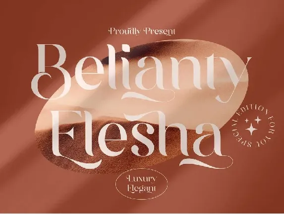 Belianty Elesha font