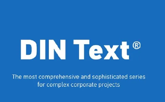 Din Text Compressed Pro Family Free font